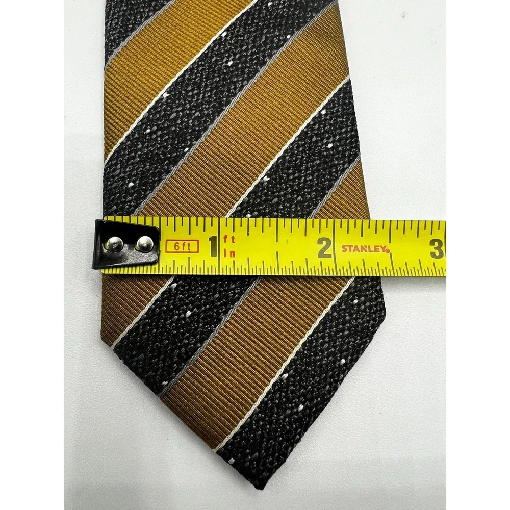 BOSS Hugo Boss Tie Mens Multicolor Silk Striped Italy Formal W:2.375